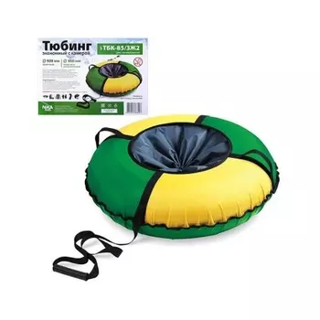 Тюбинг Nika зеленый-желтый ,ТБК-85/ЗЖ2