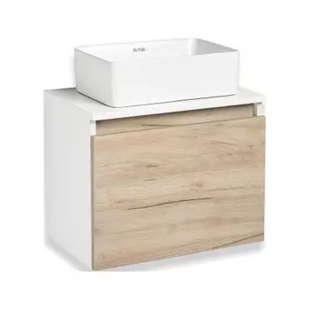 Тумба под раковину Runo крафт дуб Бари 50 (00-00001373)