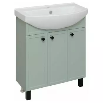 Тумба под раковину Runo мята (под умывальник Best 75 ) Римини 75 (00-00001275)
