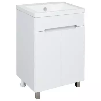 Тумба под раковину Runo напольная 2 двери (под умывальник Omega 60) Парма 60 (00-00001038)