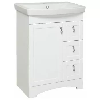 Тумба под раковину Runo (под умывальник Carina 60) Мерида 60 (00-00000823)