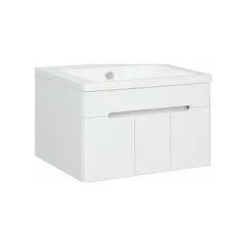 Тумба под раковину Runo подвесная 3 двери (под умывальник Omega 75) Парма 75 (00-00001039)