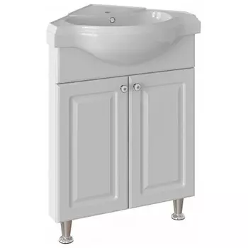 Тумба под раковину Runo угловая (под умывальник Классик 65) Классик 65 (УТ000004162)