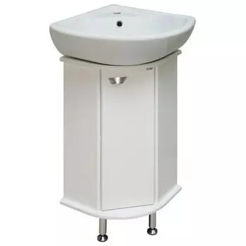 Тумба под раковину Runo угловая (под умывальник Элегия ) Браво 40 (00000000947)