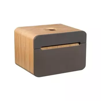 Тумба RUNO Ницца 60 дуб натуральный графит подвесная под накладной умывальник (00-00002123)