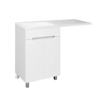 Тумба Runo Парма 60 под умывальник Гамма 120 лайт левое/правое крыло + кронштейн (00-00004160)