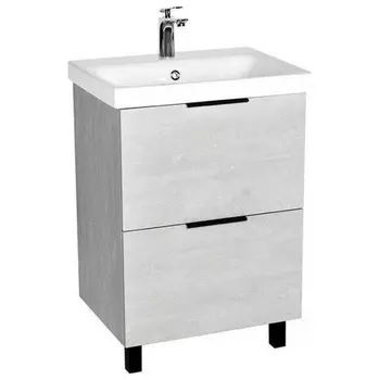 Тумба VIANT "Берлин" MODUO 60 2 ящика цемент 444х570х820 (VBER60MDC-T2Y)