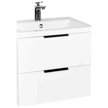 Тумба VIANT "Берлин" MODUO 60 2 ящика подвесная белая 444х570х520 (VBER60MDBEL-T2YP)