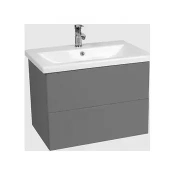 Тумба VIANT "София" COMO 80 2 ящика подвесная графит 425х760х500 (VSOF80COG-T2YP)