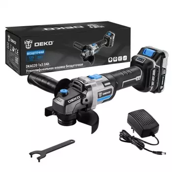 Углошлифовальная машина бесщеточная DEKO DKAG20 (063-4026)