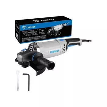 Углошлифовальная машина (УШМ) DEKO AG3000DK PRO, 230мм, 3000 Вт