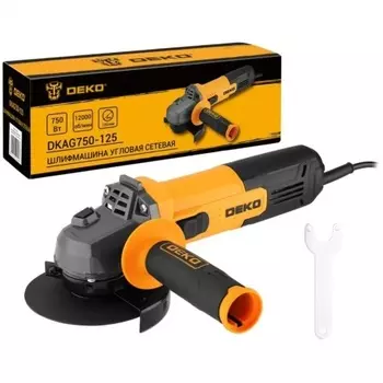Углошлифовальная машина (УШМ) DEKO DKAG750-125