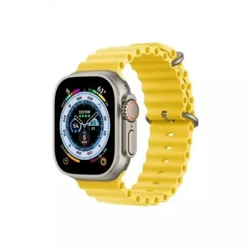 Умные часы Apple Watch 8 Ultra 49mm Titanium Case with Yellow (MNH93LL/A)