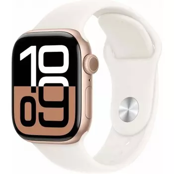Умные часы Apple Watch Series 10 42mm M/L (MWWJ3LW/A) Rose Gold with Light Blush Band