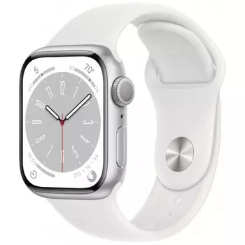Умные часы Apple Watch Series 8 45мм M/L (MP6Q3LL/A) Silver