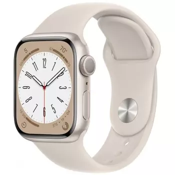Умные часы Apple Watch Series 8 45mm Sport M/L (MNUQ3LL/A) Starlight