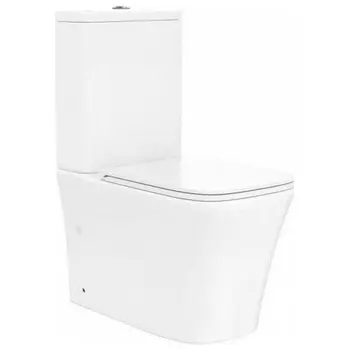 Унитаз напольный Teymi Lori безободковый, сиденье микролифт T40309