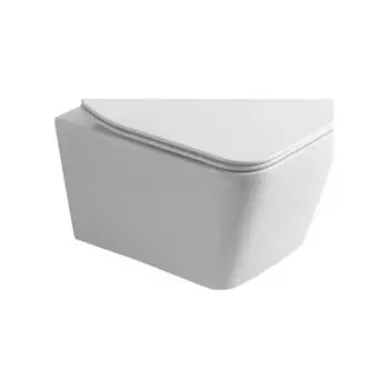 Унитаз OLIVE'S подвесной, белый, сиденье дюропласт PORTO (PR30116DP)