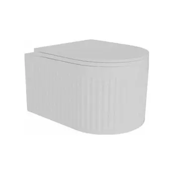 Унитаз подвесной безободковый торнадо Teymi Martta Vortex сиденье микролифт T42101