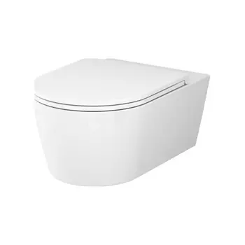 Унитаз подвесной с сиденьем микролифт AM.PM Func FlashClean C8F1701SC белый