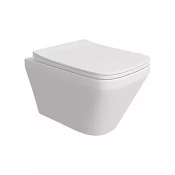 Унитаз подвесной Teymi Kati безободковый, сиденье микролифт T40701