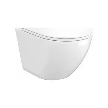 Унитаз подвесной Teymi Lina S безободковый, сиденье микролифт T40102