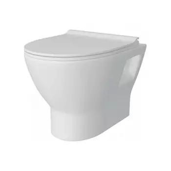 Унитаз подвесной Teymi Ritta безободковый, сиденье микролифт T40809