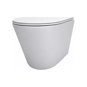 Унитаз подвесной Teymi Solli безободковый, сиденье микролифт T40201