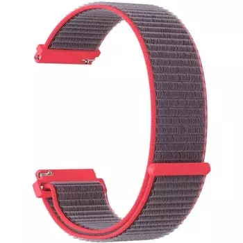 Универсальный ремешок из нейлона LYAMBDA VEGA для часов 20 mm DS-GN-03-20-3 Gray-pink