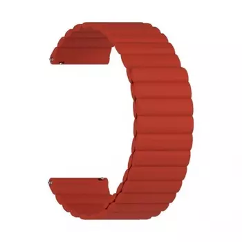 Универсальный силиконовый ремешок LYAMBDA ACRUX для часов 20 mm DSJ-32-20-RD Red
