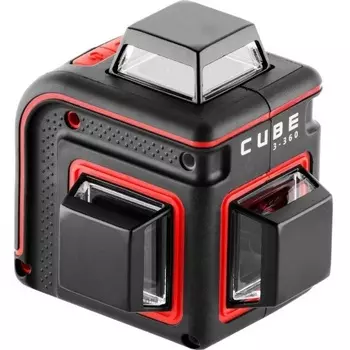 Уровень лазерный Ada Cube 3-360 Basic Edition 2кл.лаз. 635нм цв.луч. красный 3луч. (А00559)