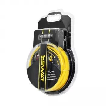 Установочный комплект проводов для усилителя Swat PAC-F4