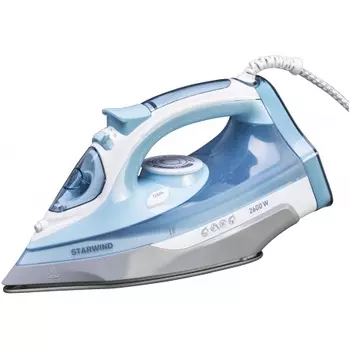 Утюг Starwind SIR2650 2600Вт голубой/белый