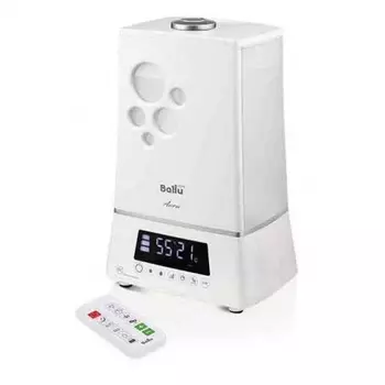 Увлажнитель воздуха Ballu UHB-1100 (до 40 м?, резервуар 7.5 л, ионизация, цвет белый)