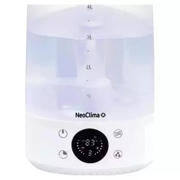 Увлажнитель воздуха Neoclima NHL-400E 28Вт (ультразвуковой) белый