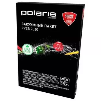Вакуумный пакет для вакууматора PVSB 2030 20х30 см 100 шт Прозрачный