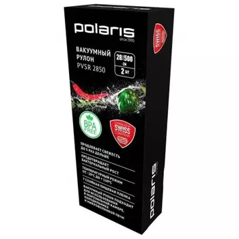 Вакуумный рулон для вакууматора PVSR 2850 28 см х 5 м 2 шт Прозрачный