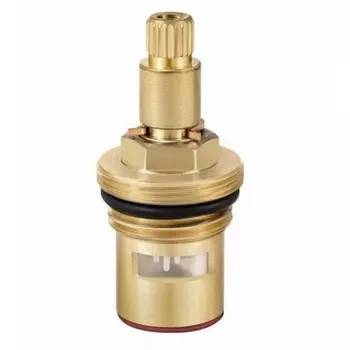 Вентильная головка Славен для смесителей 1/2, затвор - керамика, антишумовая вставка, 20 шлицов (СЛ-ЗП-012)