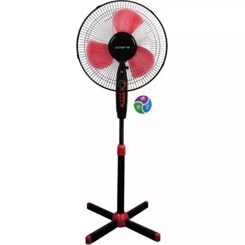 Вентилятор напольный Polaris PSF 40V черный/красный