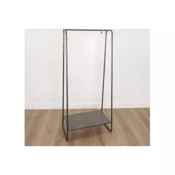 Вешалка гардеробная с полками Скандинавия 21 графит,ВГССП 21 ГР