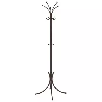 Вешалка-стойка д/одежды №3 Корона разборная, 64*182 см (5 рожков) коричневая ВНП 366 КОР