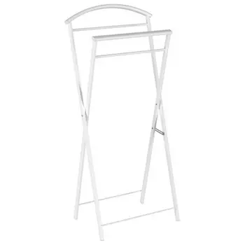 Вешалка-стойка д/одежды напол. костюм. (мет)Контур белый ВНП 367 Б