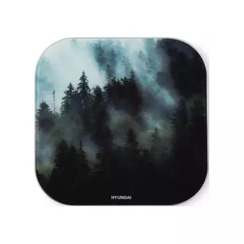 Весы напольные электронные Hyundai H-BS03761 макс.180кг т.зеленый