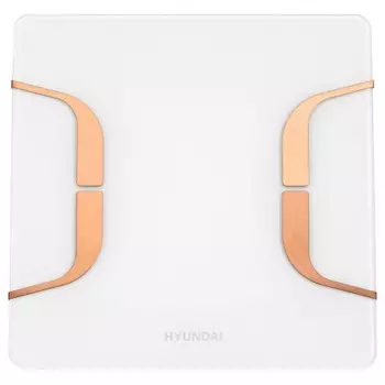 Весы напольные электронные Hyundai H-BS03871 макс.180кг белый