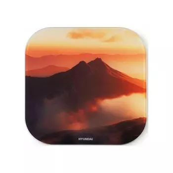 Весы напольные электронные Hyundai H-BS03981 макс.180кг оранжевый