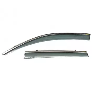 Ветровики Artway Kia K5/OPTIMA V 20, AWI-WV-88, инжекционные с металлизированным молдингом