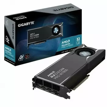 Видеокарта Gigabyte PRO W7800 AI TOP 32GB GDDR6 256bit W7800 AI TOP 32G