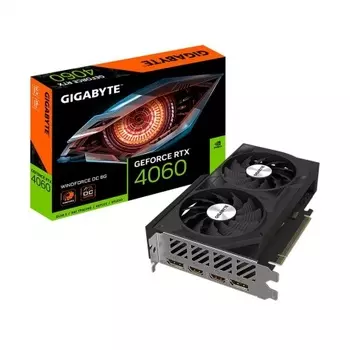 Видеокарта Gigabyte RTX4060 WINDFORCE OC 8GB (GV-N4060WF2OC-8GD)