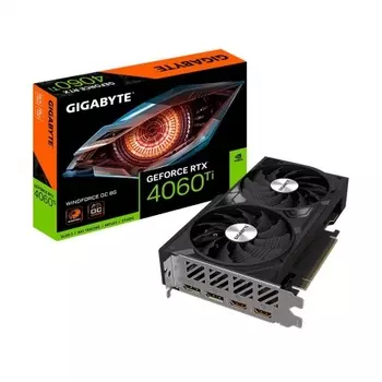 Видеокарта Gigabyte RTX4060Ti WINDFORCE OC 8GB (GV-N406TWF2OC-8GD)