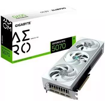 Видеокарта Gigabyte RTX5070 AERO OC 12GB GDDR7 192bit 3xDP HDMI 3FAN RTL